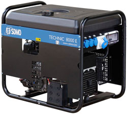 Однофазный генератор SDMO Technic 8000 E C