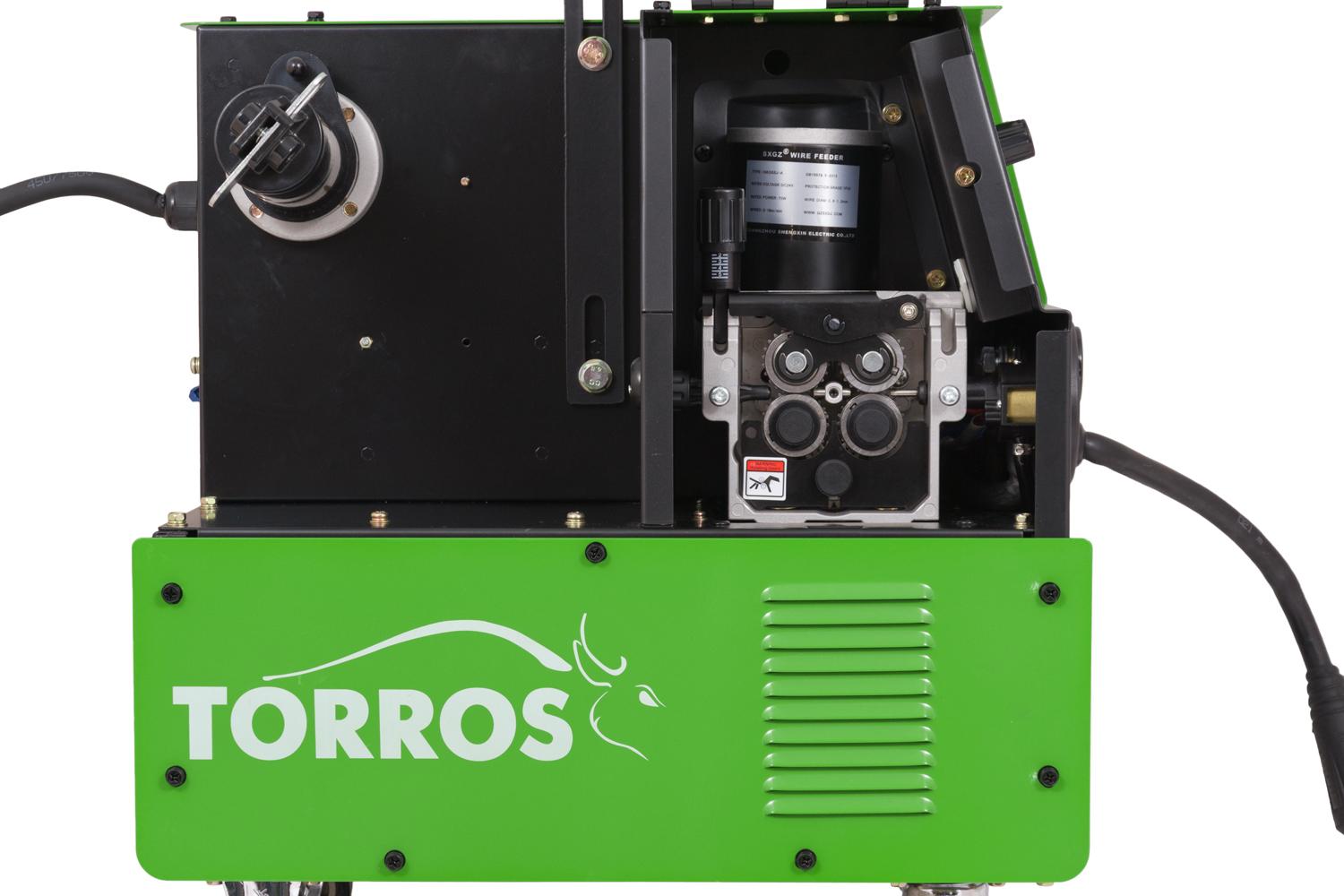 Полуавтомат сварочный инверторный TORROS MIG-350 Pulse (M3506), арт.102Т033508, 380В - фото2