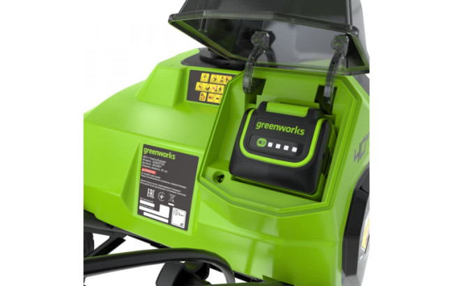 Аккумуляторная снегоуборочная машина Greenworks G40ST40 40В (в комплекте АКБ 4А/ч + ЗУ)