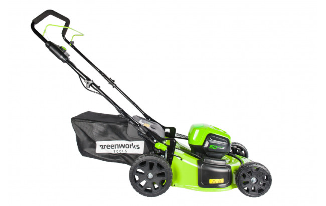 Аккумуляторная газонокосилка Greenworks GD60LM46HP 60В (в комплекте АКБ 4А/ч + ЗУ)