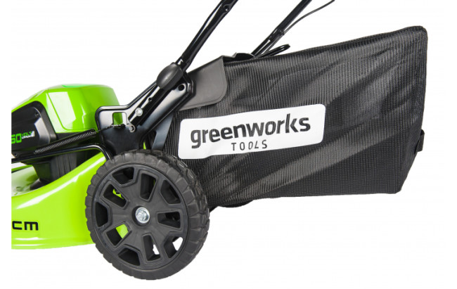 Аккумуляторная газонокосилка Greenworks GD60LM46HP 60В (в комплекте АКБ 4А/ч + ЗУ)