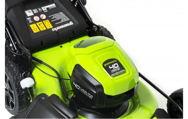Аккумуляторная газонокосилка Greenworks GD40LM46HPK4 40В (в комплекте АКБ 4А/ч + ЗУ)