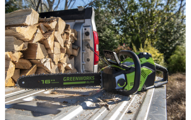 Пила цепная аккумуляторная Greenworks GD40CS18K4 40В (в комплекте АКБ 4А/ч + ЗУ)