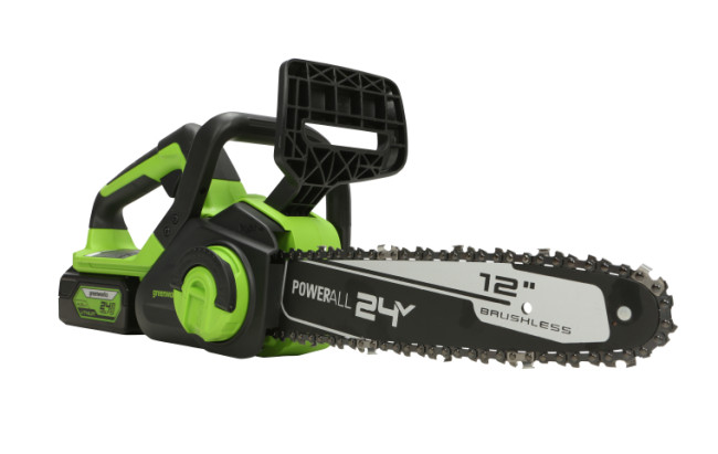 Пила цепная аккумуляторная Greenworks GD24CS30K4 24В (в комплекте АКБ 4А/ч + ЗУ)