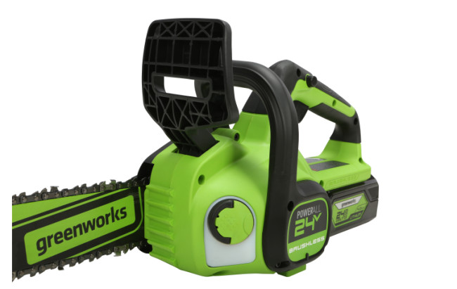 Пила цепная аккумуляторная Greenworks GD24CS30K4 24В (в комплекте АКБ 4А/ч + ЗУ)