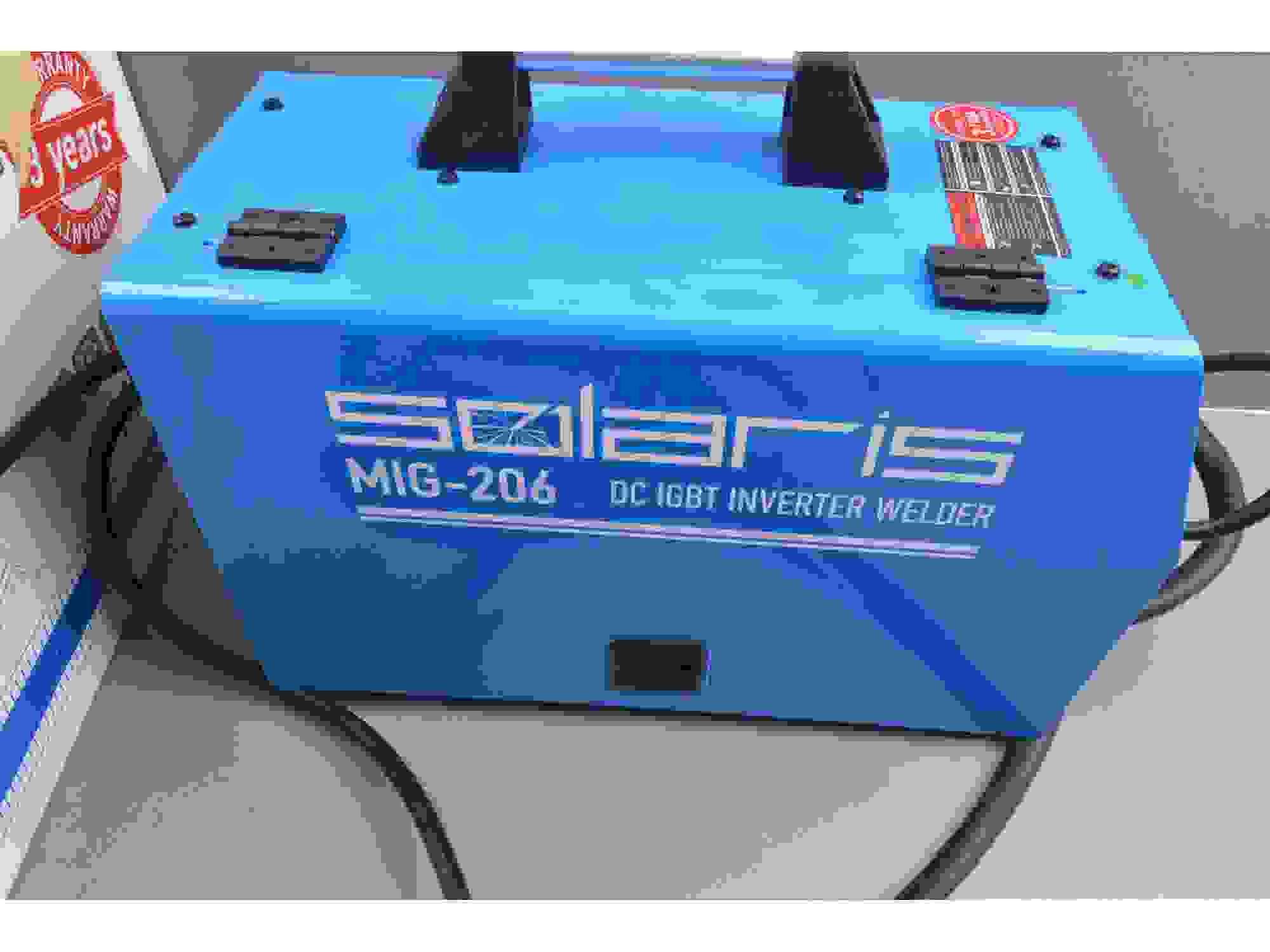 Полуавтомат сварочный Solaris MIG-206 Уценка (230В; MIG/FLUX/MMA; встроенная 2 м; смена полярности) (MIG-206) - фото3