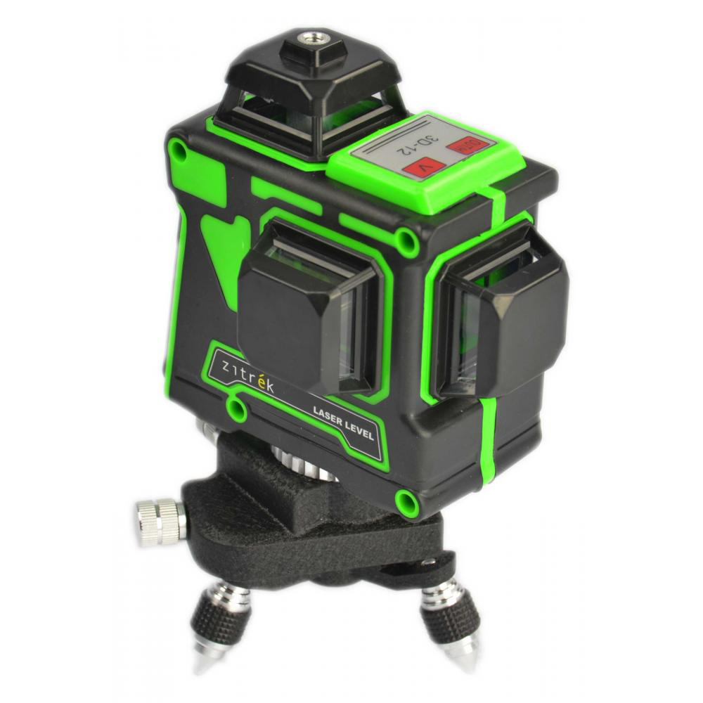 Уровень лазерный самовыравнивающийся Zitrek LL12-GL зеленый луч - фото