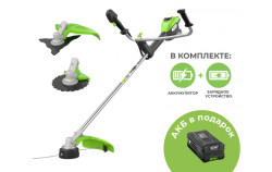 Триммер аккумуляторный Greenworks TB201H 2112407UB - фото