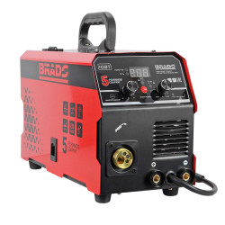 Полуавтомат сварочный BRADO MIG/MMA-250L-10 (250А; МИКРОПРОЦЕССОР; MIG/FLUX/MMA/TIG; еврорукав 3м) - фото