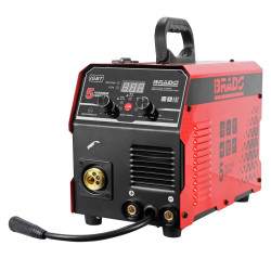 Полуавтомат сварочный BRADO MIG/MMA-250L-10 (250А; МИКРОПРОЦЕССОР; MIG/FLUX/MMA/TIG; еврорукав 3м) - фото2