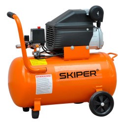 Воздушный компрессор SKIPER AR50B (до 260 л/мин, 8 атм, 50 л, 230 В, 1.80 кВт) Артикул: SAR50B.01 - фото2