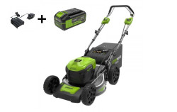 Газонокосилка аккумуляторная Greenworks GD40LM46SP 2506807UG (с 1-им АКБ) - фото