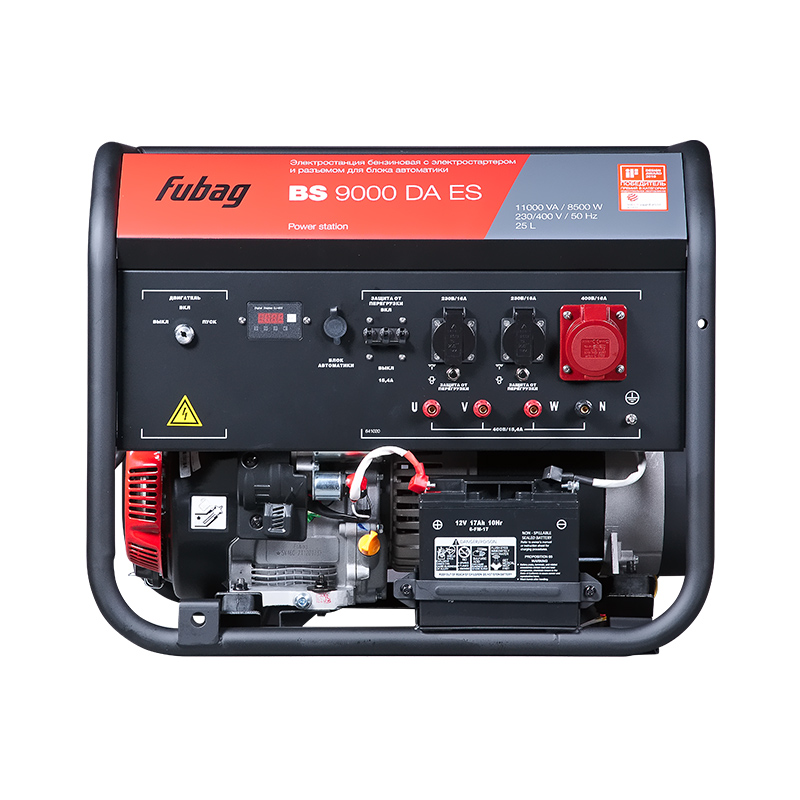 Генератор бензиновый FUBAG BS 9000 DA ES с электростартером и коннектором автоматики - фото2