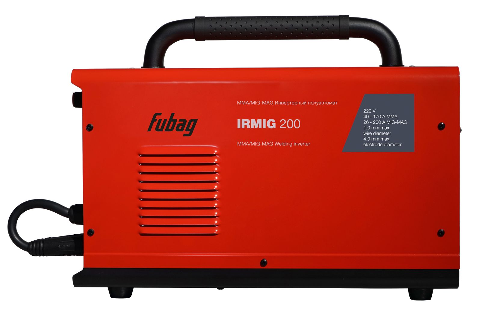 Сварочный полуавтомат FUBAG IRMIG 200 с горелкой - фото4