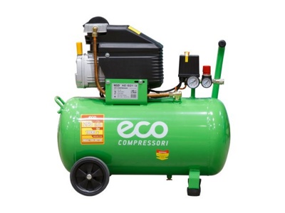 Компрессор ECO AE-501-3 (260 л/мин, 8 атм, коаксиальный, масляный, ресив. 50 л, 220 В, 1.80 кВт) - фото2