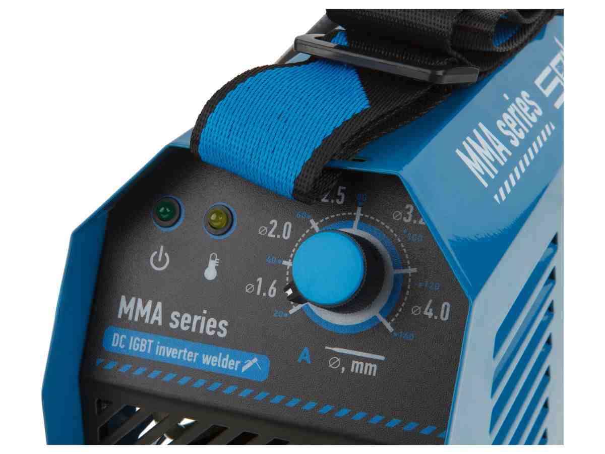Инвертор сварочный SOLARIS MMA-200D (230В; 20-140 А; 70В; электроды диам. 1.6-4.0 мм; вес 3.1 кг) (MMA-200D) - фото3