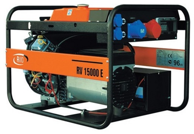 Бензиновый генератор RID RV 15000E+АВР (с аккумулятором и электростартом) - фото
