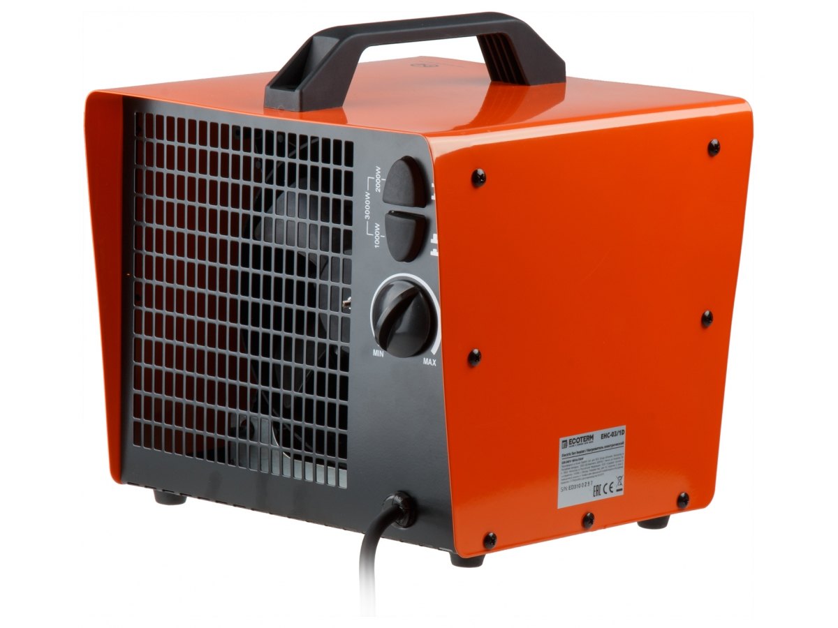 Нагреватель воздуха электрический Ecoterm EHC-03/1D - фото2